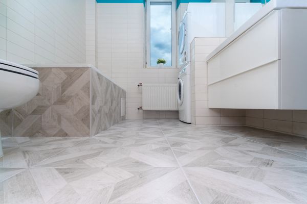 Bathroom Floor Remodeling in Durham